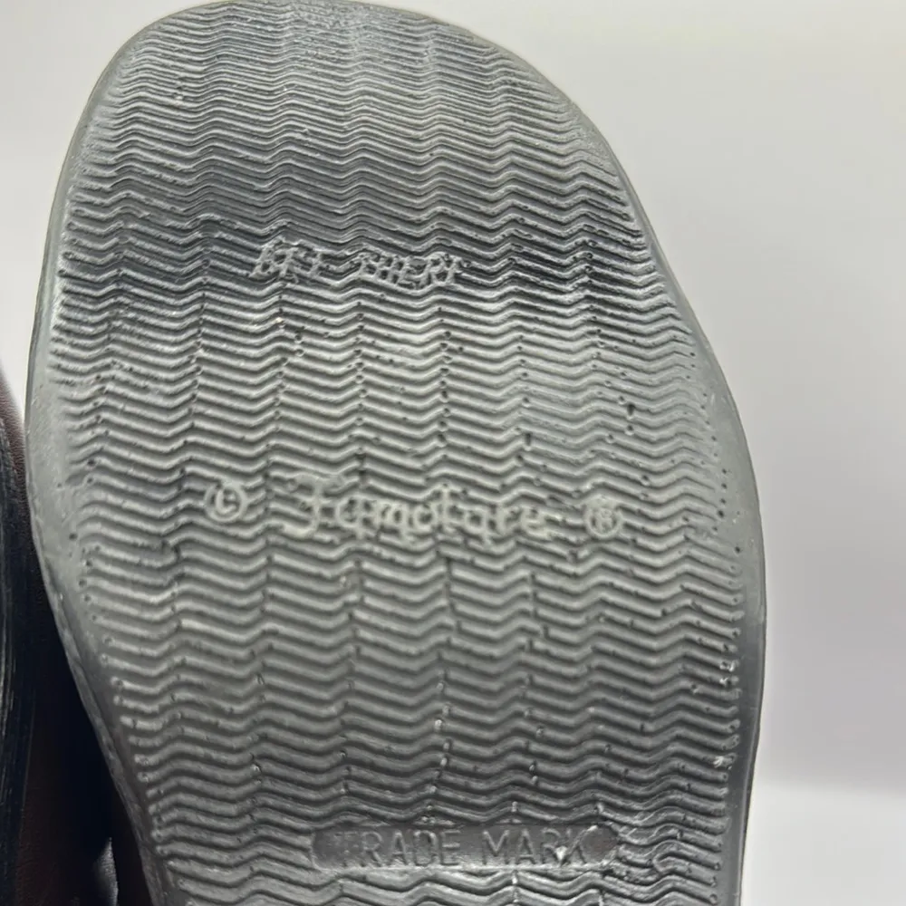 Famolare Brown Leather Mary Jane Wedge Shoes Earth Brown Size 10 - Image 13