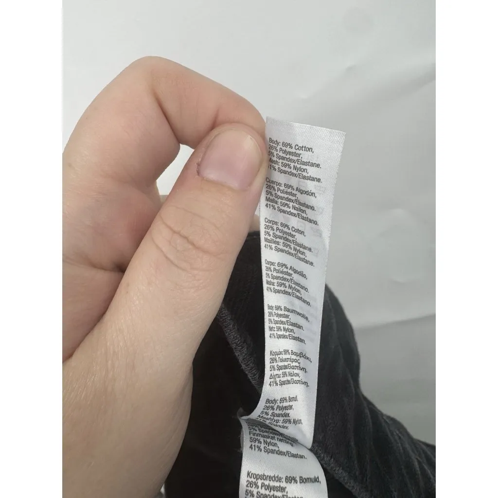 SPANX Streetwear Faded Black Cargo Jean Women Large Skinny‎ Grunge Skater Preppy - Image 6