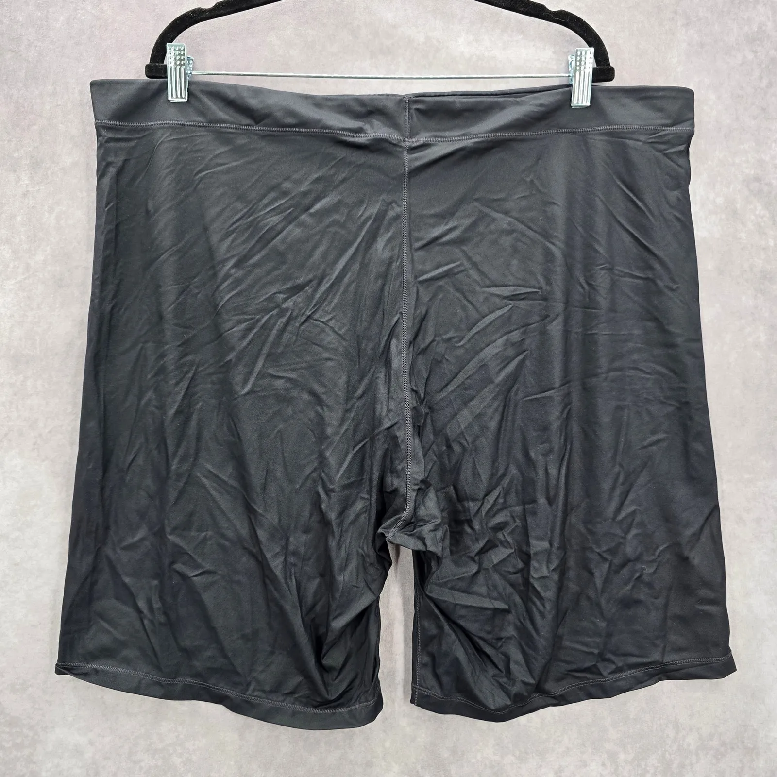 Catherines Black Sleep Intimates Stretch Compression Pants Shorts Plus 4X Size 3X - Image 2