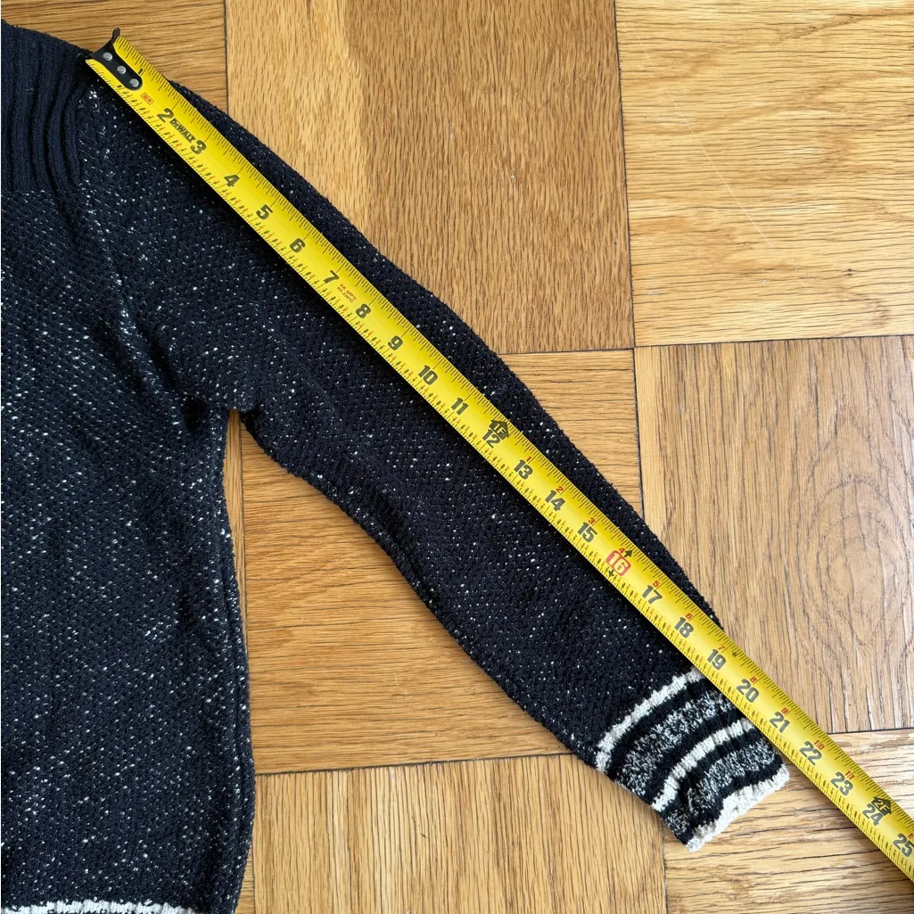 NWT Maje Fiere Black and White Crew Neck Sweater Sz 1/US S - Image 12