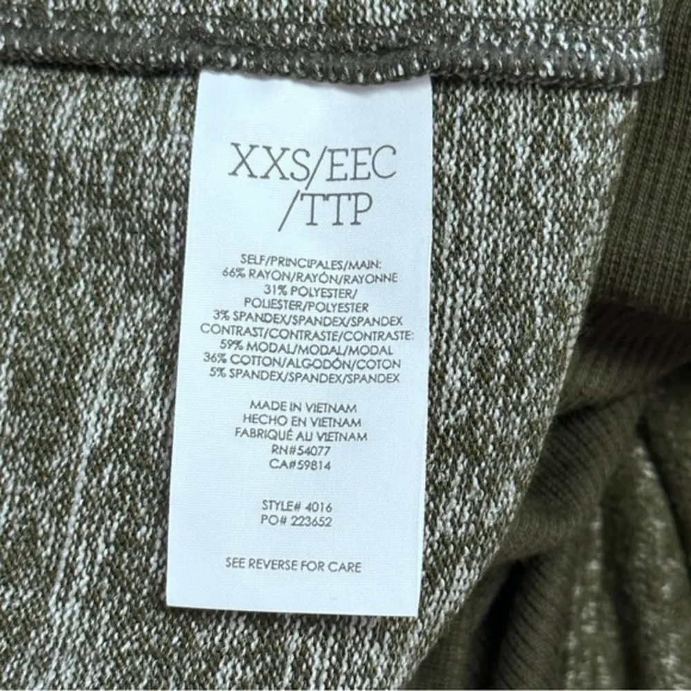 Cabi Solace Olive Green Cowl Neck Dress size‎ XXS - Image 6