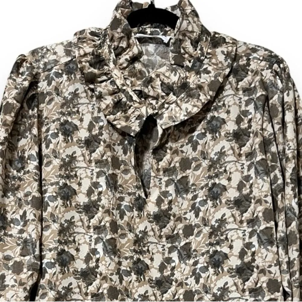 First Love sz womens 1X Feeling Thankful Top pullover 3/4 sleeve ruffle v-neck - Image 4