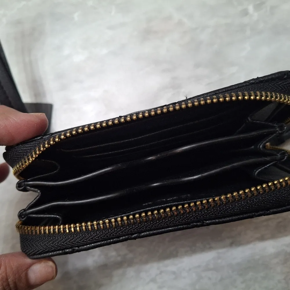 Bebe  Black Quilted Wristlet - Image 11