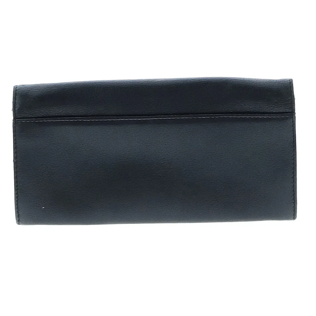 Kate Spade black and snake print leather long wallet - Image 2