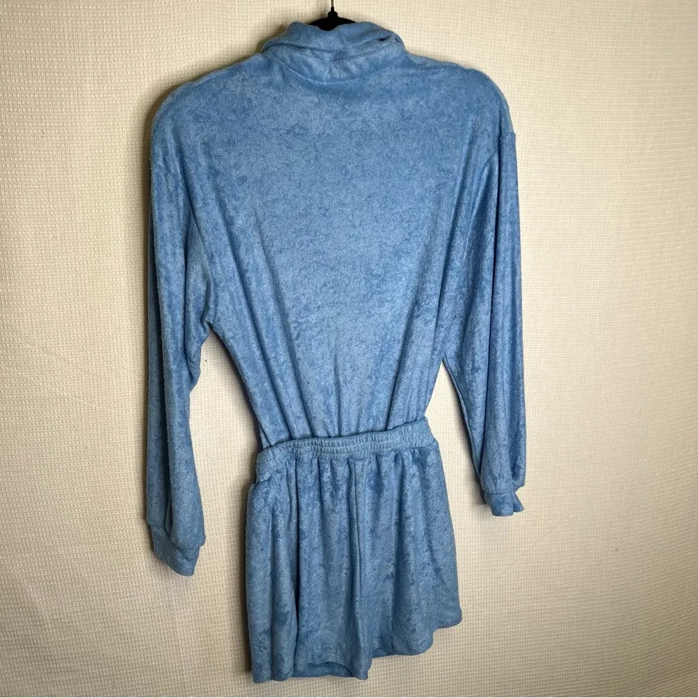 Princess Polly | Blue Beach Cover Up Terry Cloth Towel 2 Set - Image 6