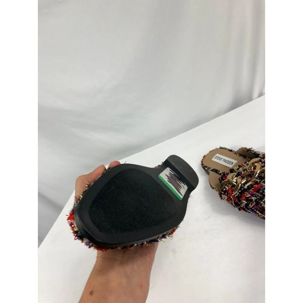 Steve Madden Cassady Loafer Mule Tweed Size 5 - Image 4