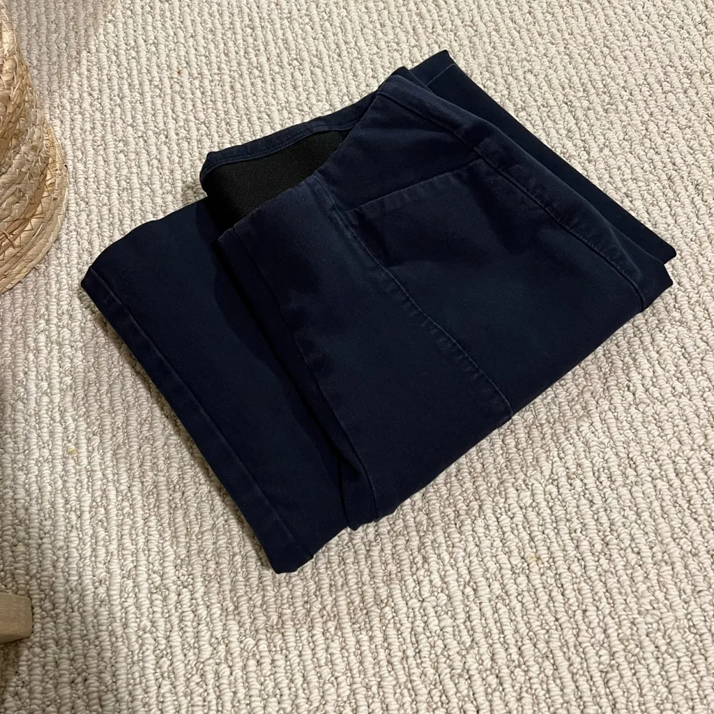 Old Navy Navy Blue Wide-Leg Pants - Image 4