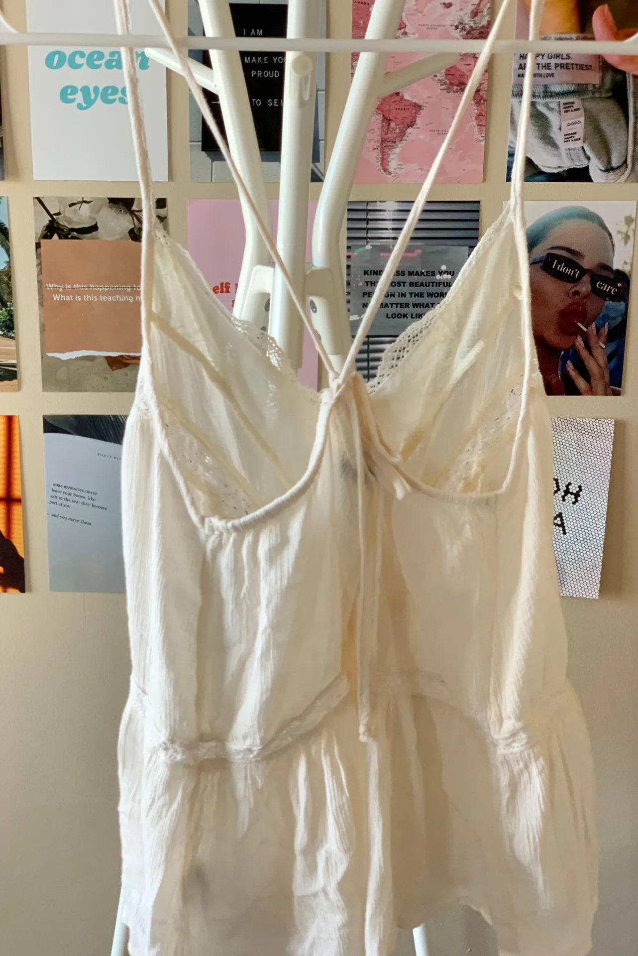 American Eagle Outfitters Cream Tank - Image 2