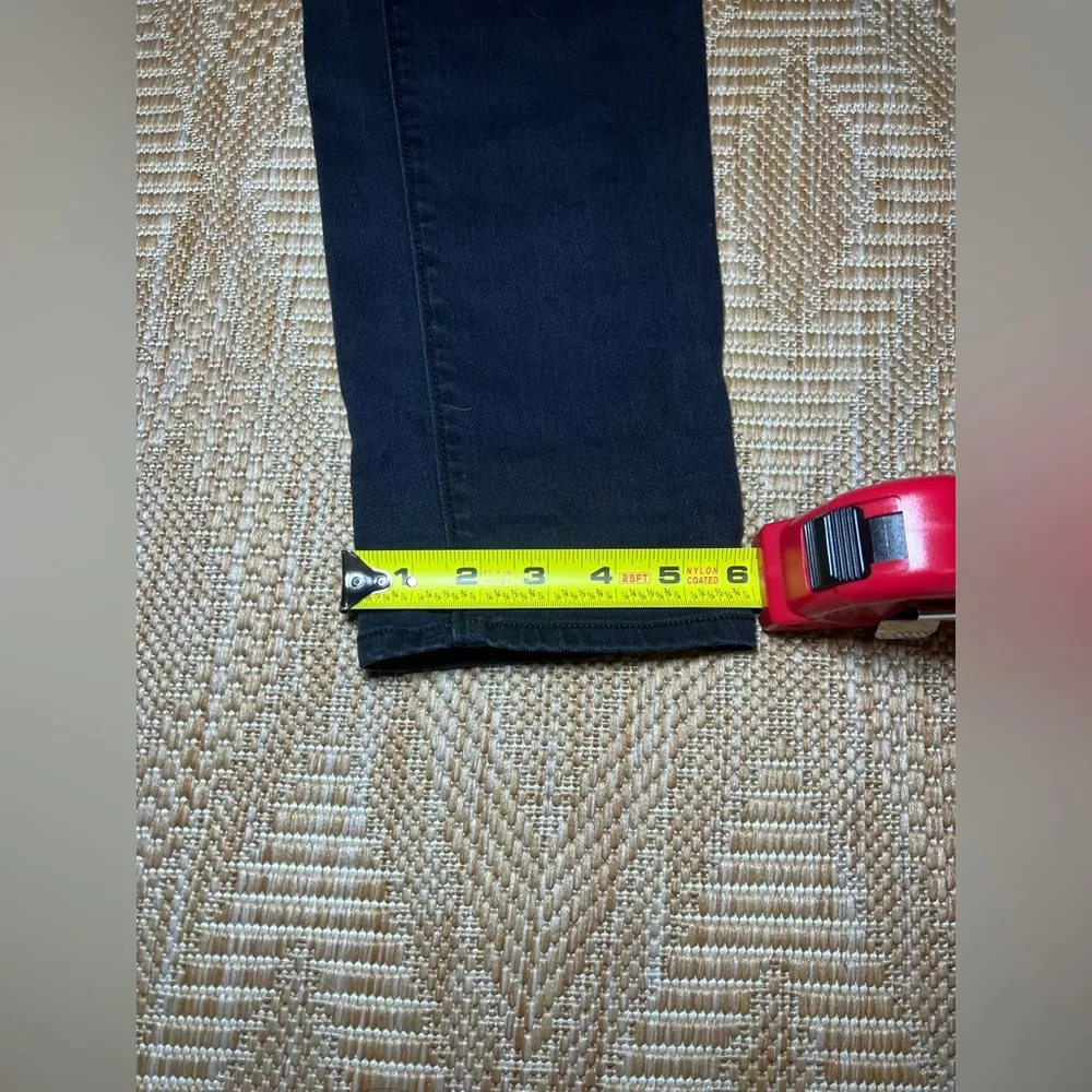 Ann Taylor Loft Women's Black Denim Jeans, Relaxed Skinny, Size 28, Great - Image 5