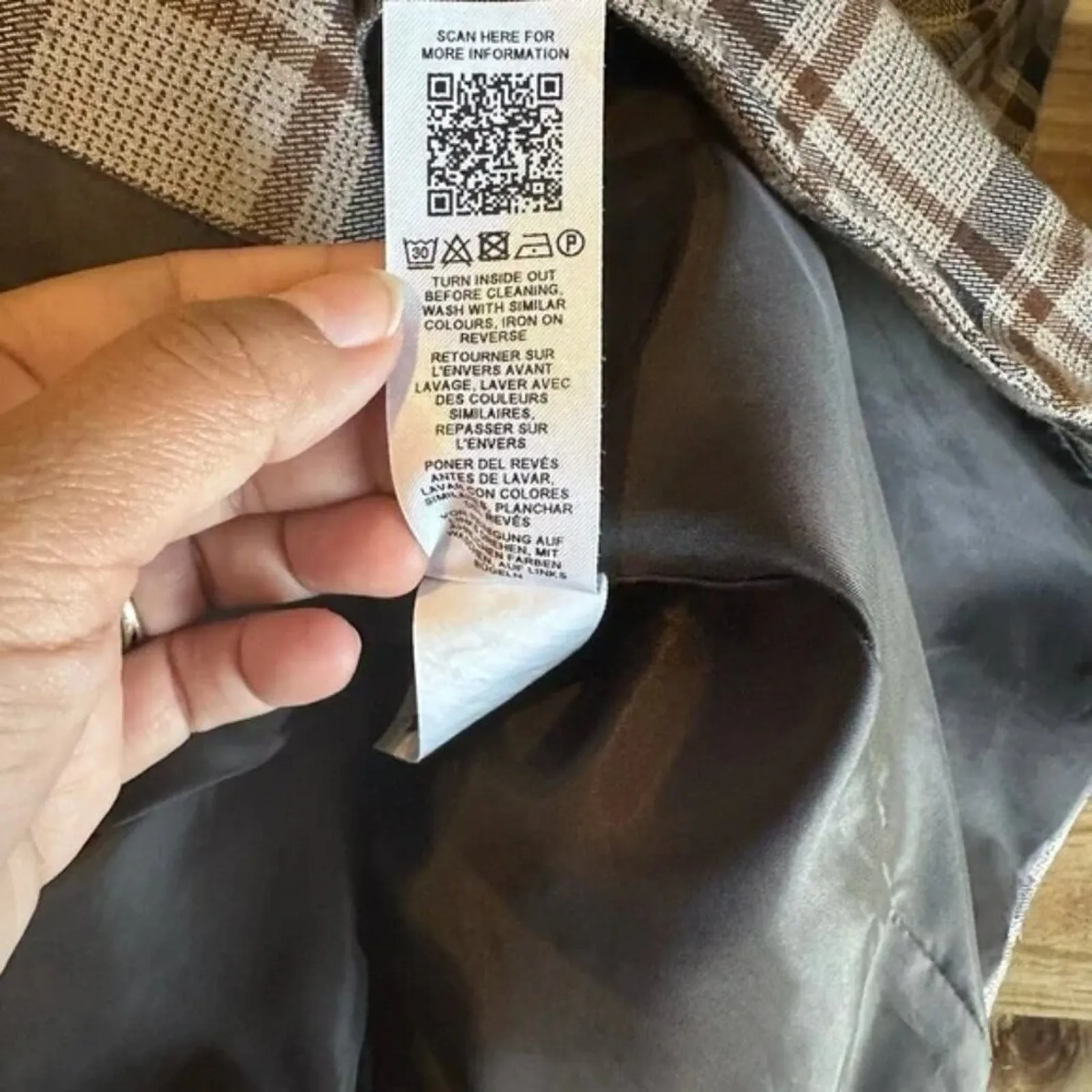 ASOS Design Plaid Brown Blazer – Women’s Small/Medium - Image 13