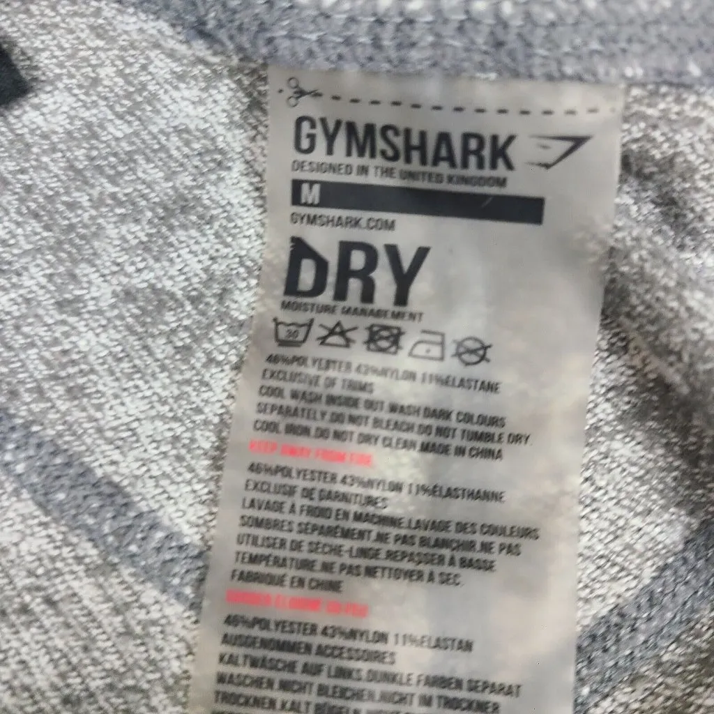 Gymshark Womens Workout Gym Dry‎ Leggings Gray Size Medium - Image 3