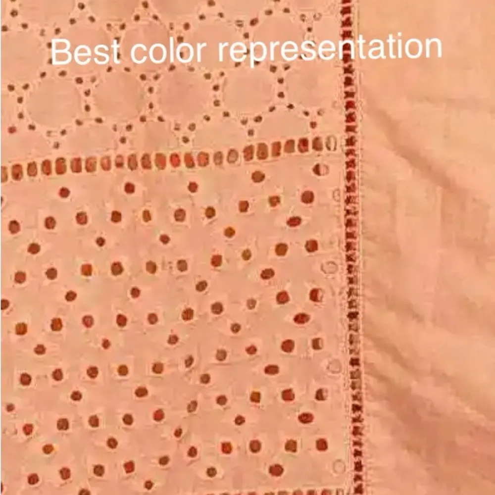 August Silk NWT Cotton Eyelet Top - Image 15