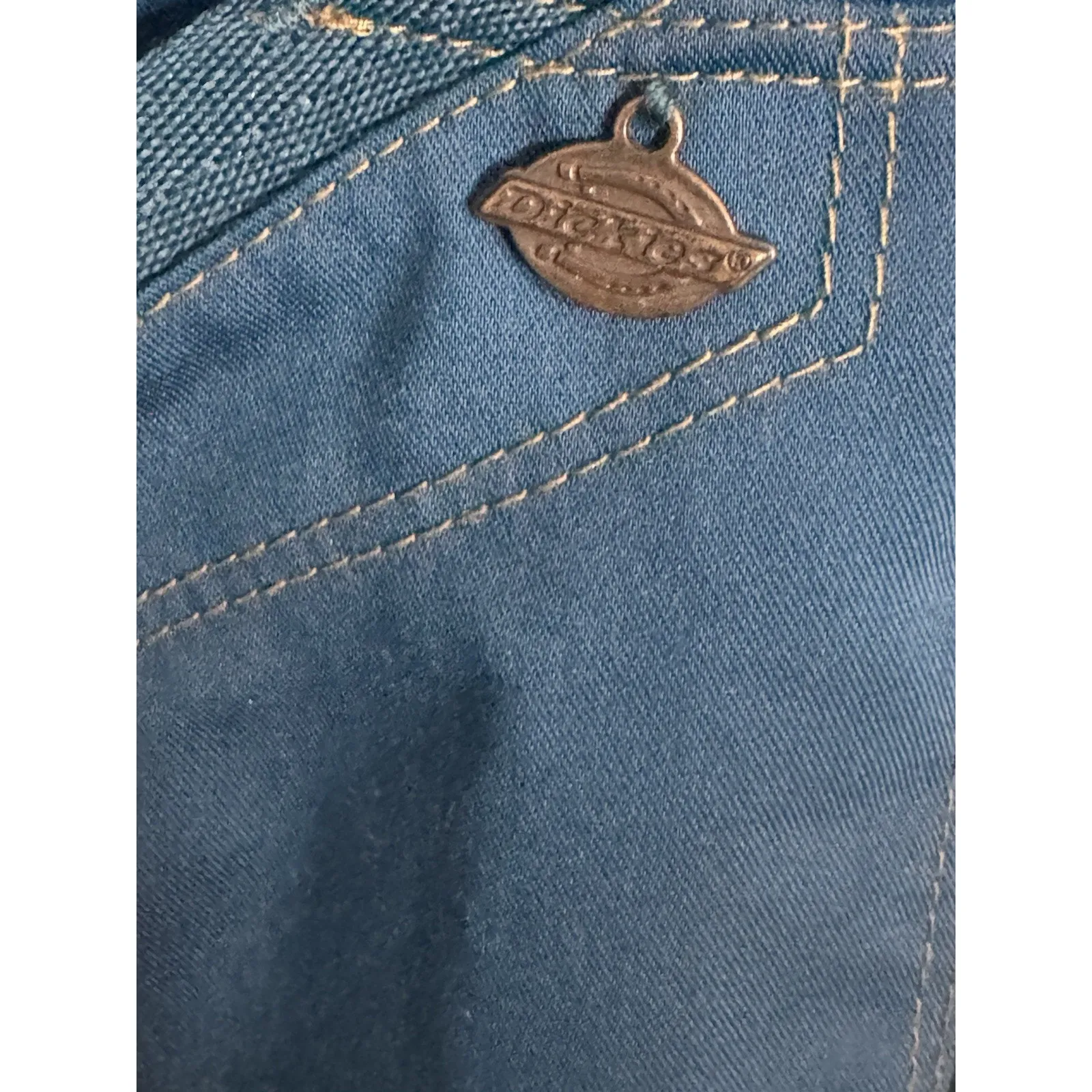 Dickies Carolina Blue Scrub Jacket, Zip Closure, Pockets, CAR, Style DK302, L - Image 4