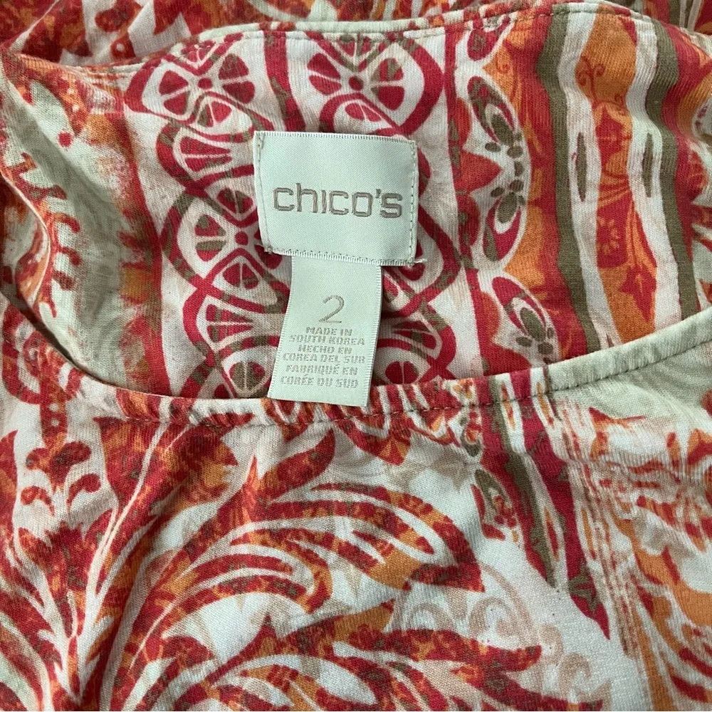 Chicos Eclectic Elegance Top, Sz L/12 - Image 12