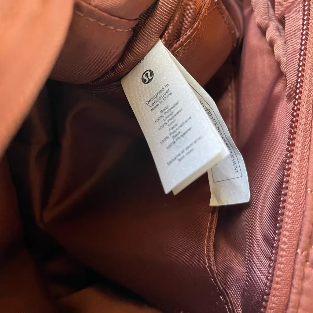 Lululemon Quilted Embrace Bag Vol 4L in Ancient Copper - Image 11