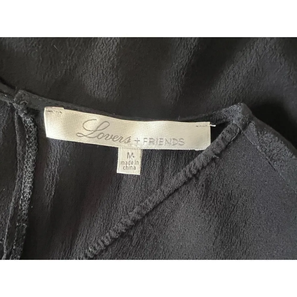 Lovers & Friends Shimmy Dress Black Size Medium MSRP $160 - Image 4