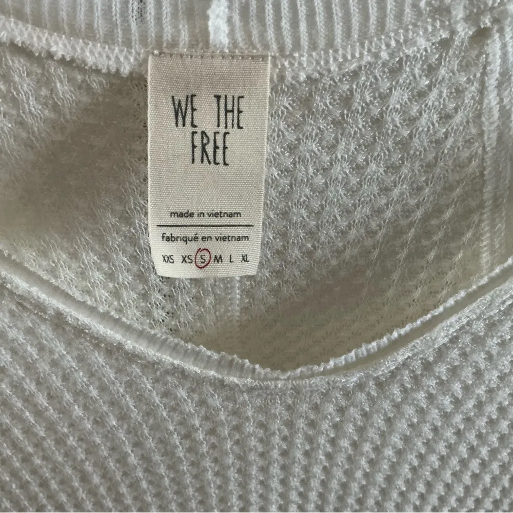 Free people we the free Catalina v-neck long sleeve wafle knit thermal shirt S - Image 12