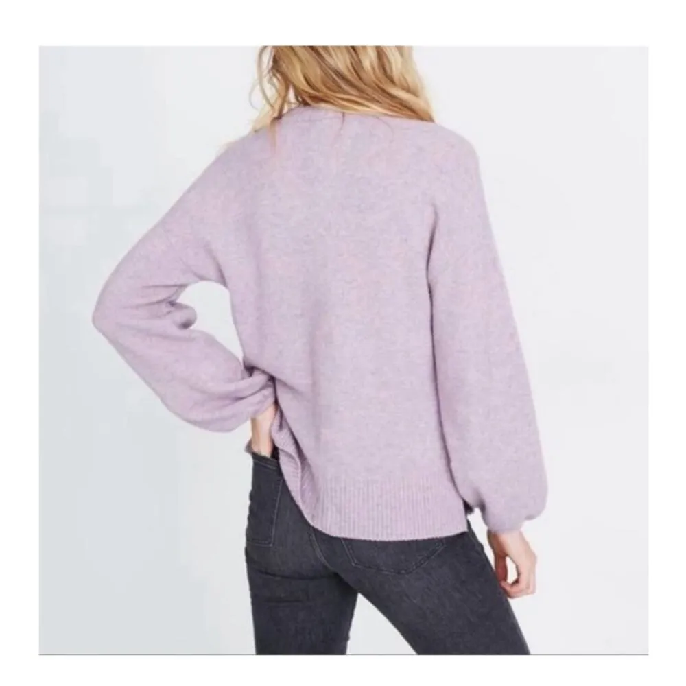 Madewell Lilac Payton Pullover Sweater in Coziest Yarn #AD041 Size XS - Image 3