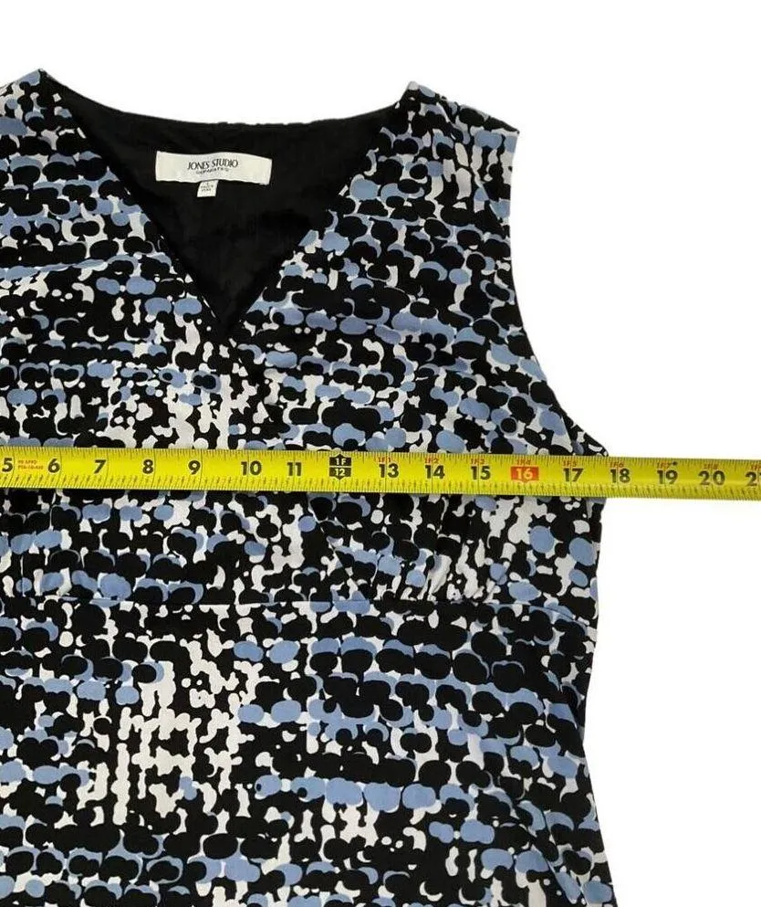 Jones Studio Separates Women Size Large V-Neck Top Shirt Sleeveless 17-309 - Image 5