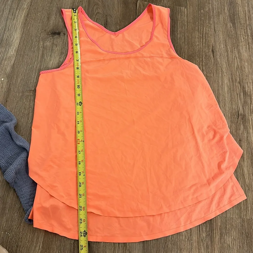 Lululemon Athletica Essential Pleated Tank in Orange - Image 5
