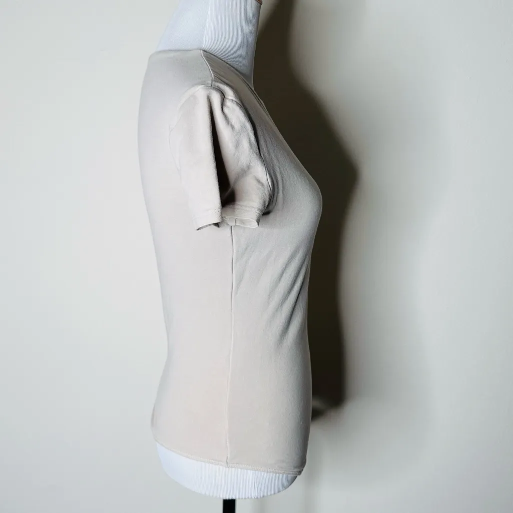 Abercrombie Taupe Short Sleeve Seamless Bodysuit - Image 3