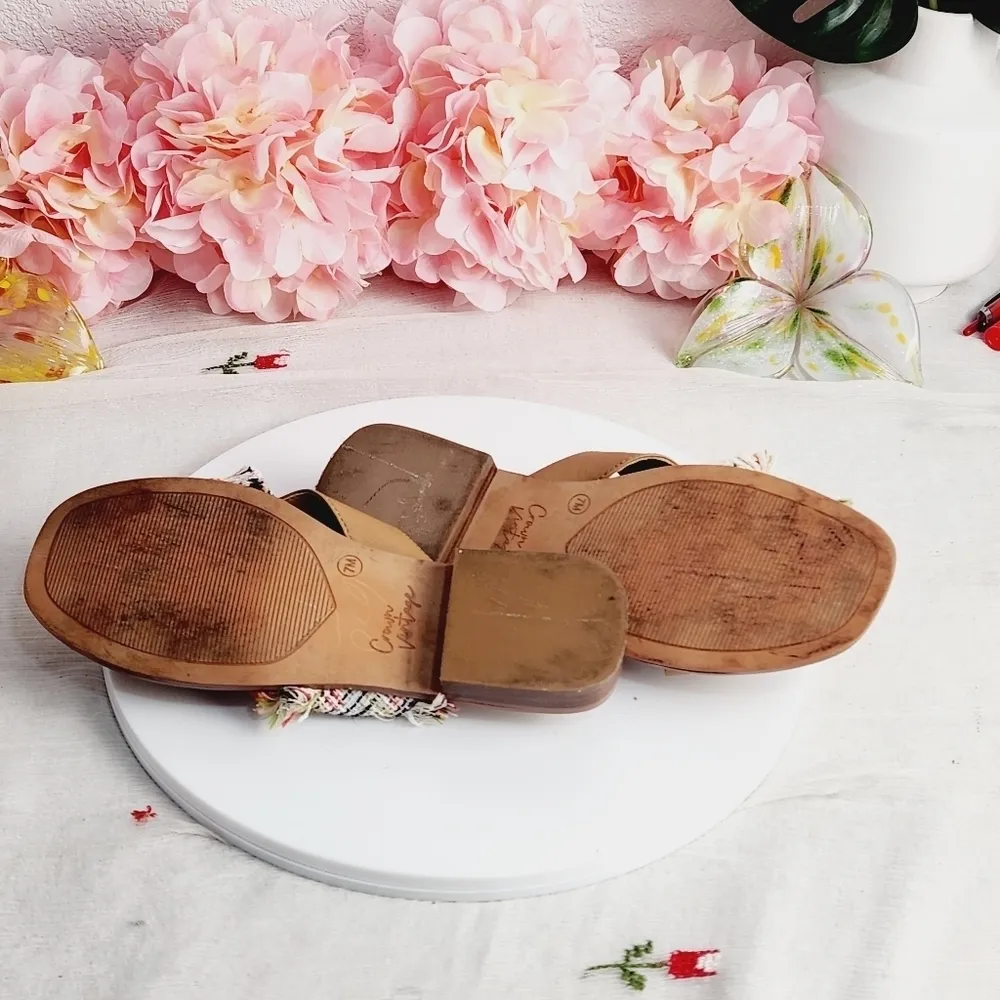 Crown Vintage Somaya Sandal Bohemian Style Large Maximized Chrystal's Size: 7 - Image 11