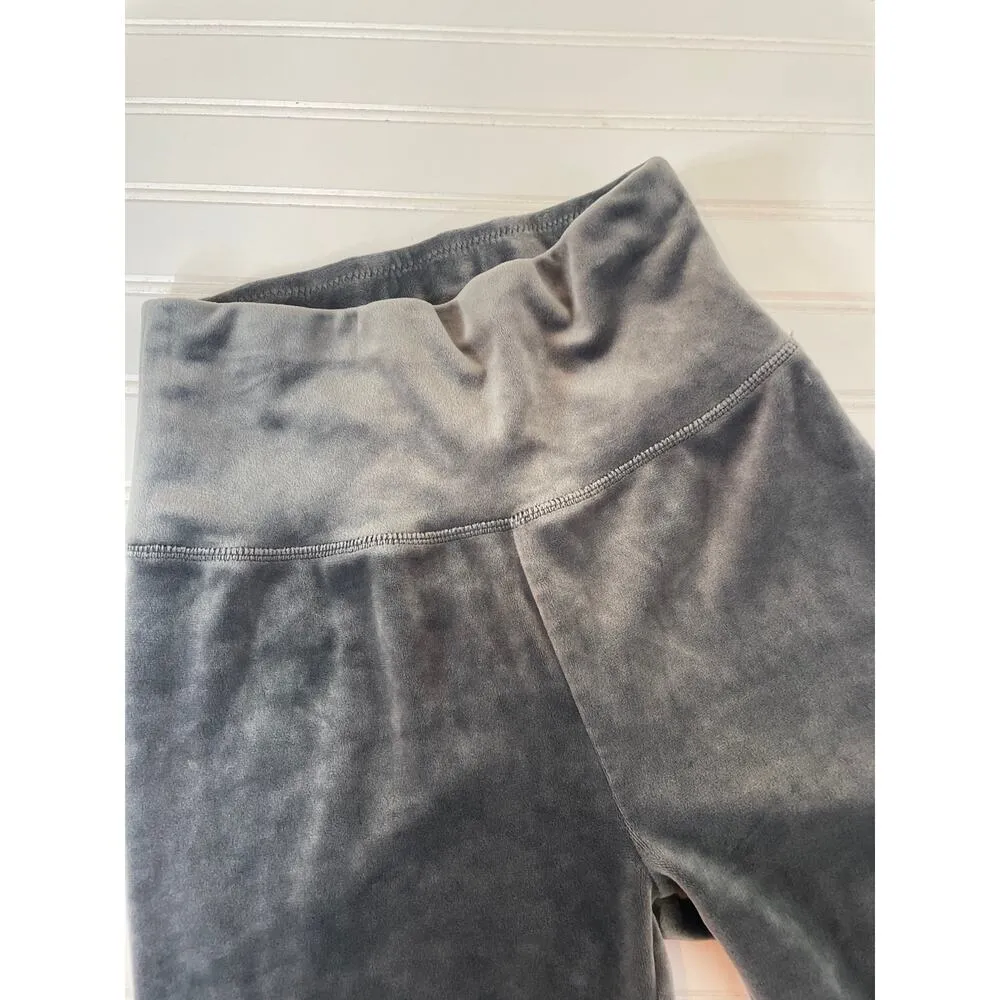 Aerie Gray Velvet & Star Print Pull on Leggings Bundle OF 2 Size M - Image 9