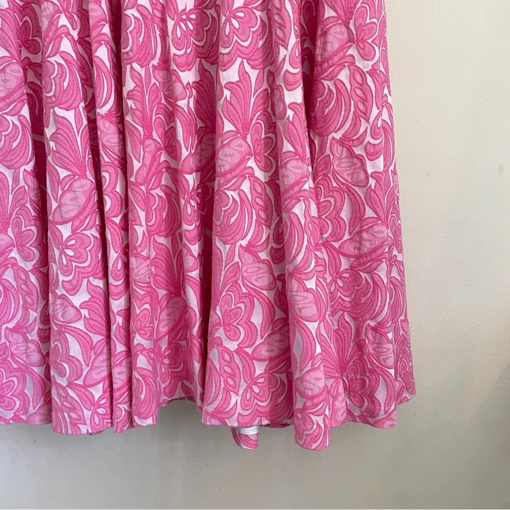 Maeve Claribel Jacquard Floral Pink Dress sz 8 - Image 10