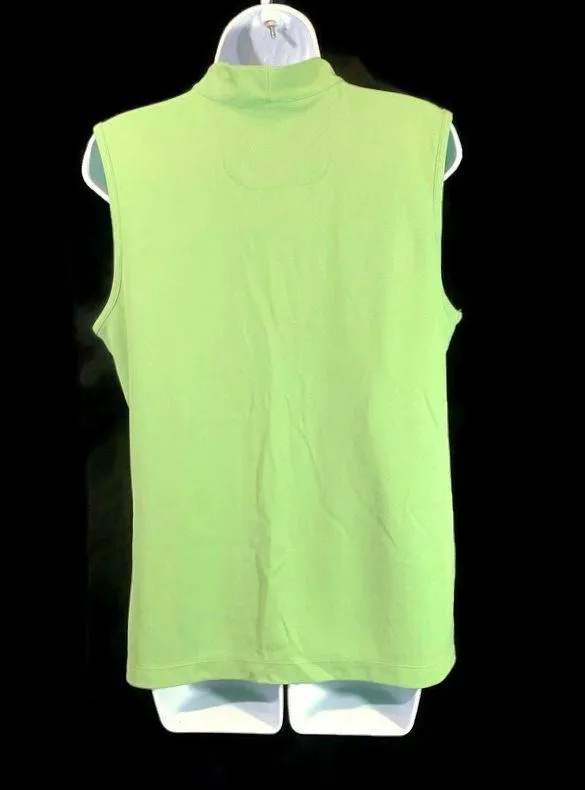 Golf Womens Green Sleeveless Golf Shirt Size XL Pre-Owned - Image 2