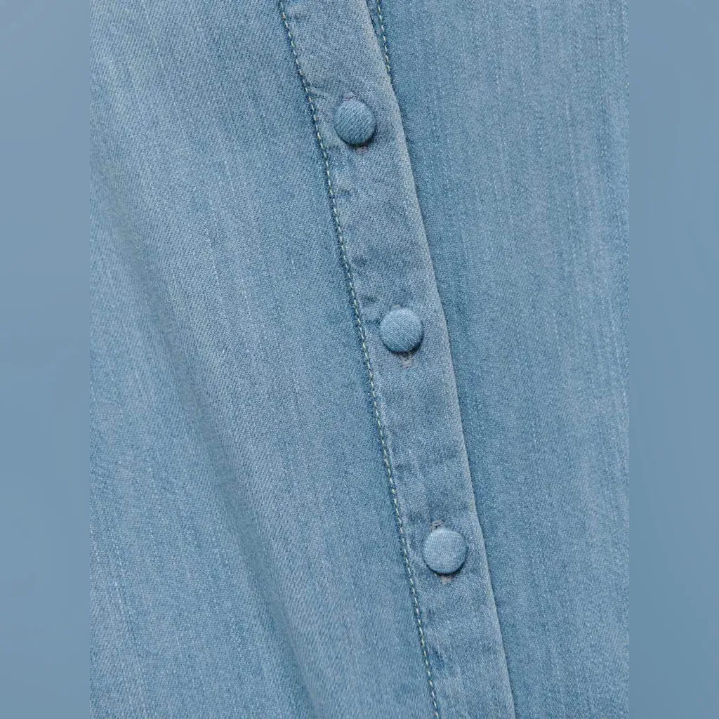 Reformation Sebastien Denim Midi Dress, BRAND NEW, Size 6, $248 - Image 6