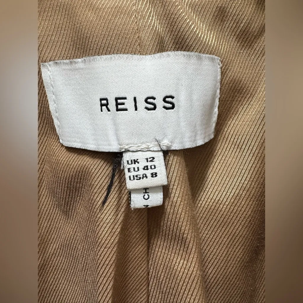 Reiss 'Sabel' Camel Slim Wool Coat​ Size US 8 $645 ASO Meghan Markle - Image 7