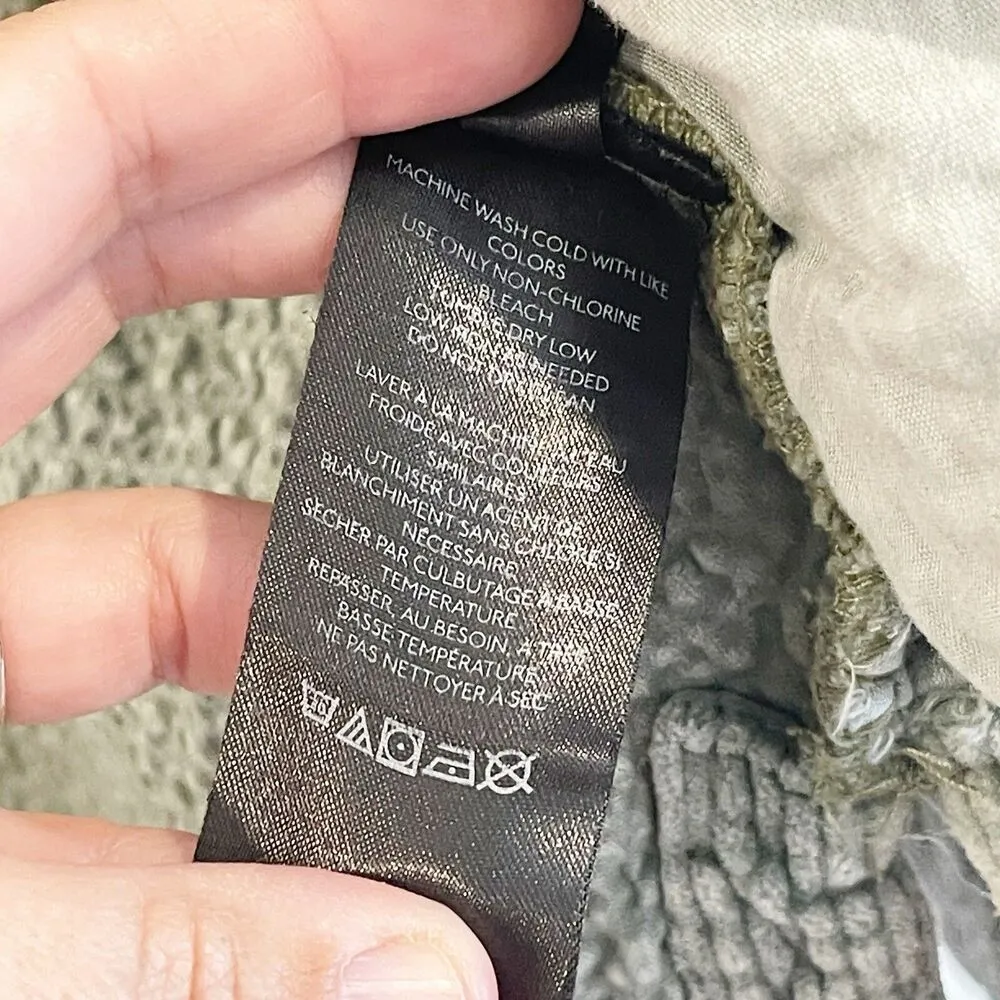 Urban Outfitters BDG Jacket Womens XS Green Corduroy Shacket Grandmacore - Image 8