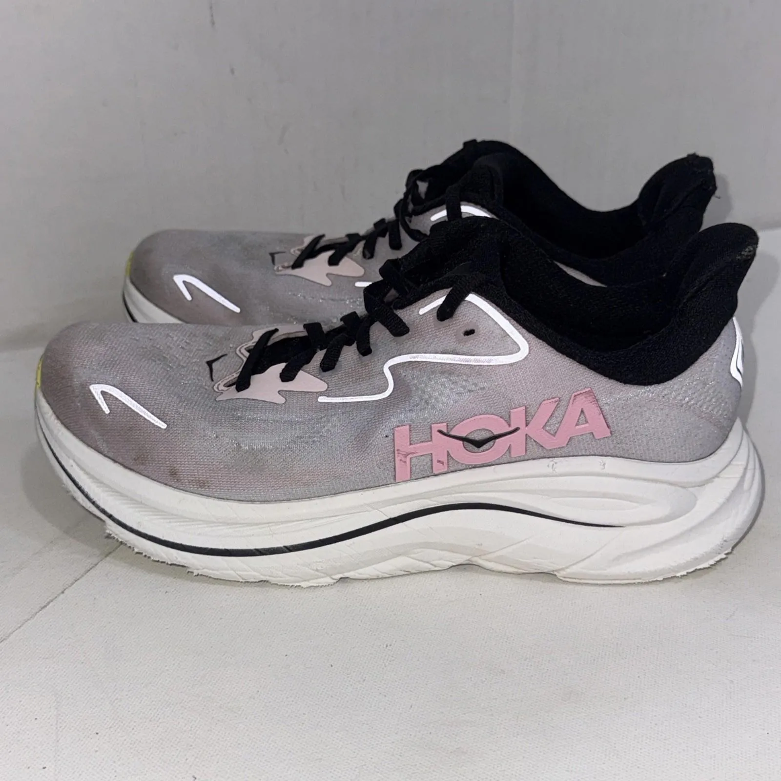Hoka One One Clifton 10 Shoes Womens 9B Pink Road Running Athletic Sneakers Size 9 - Image 11