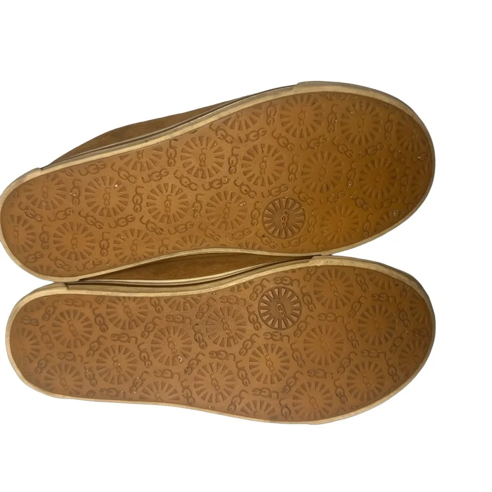 UGG Australia Lexi Fold Over Shearling Lined Booties Chestnut Style 1870 Size 6 - Image 8