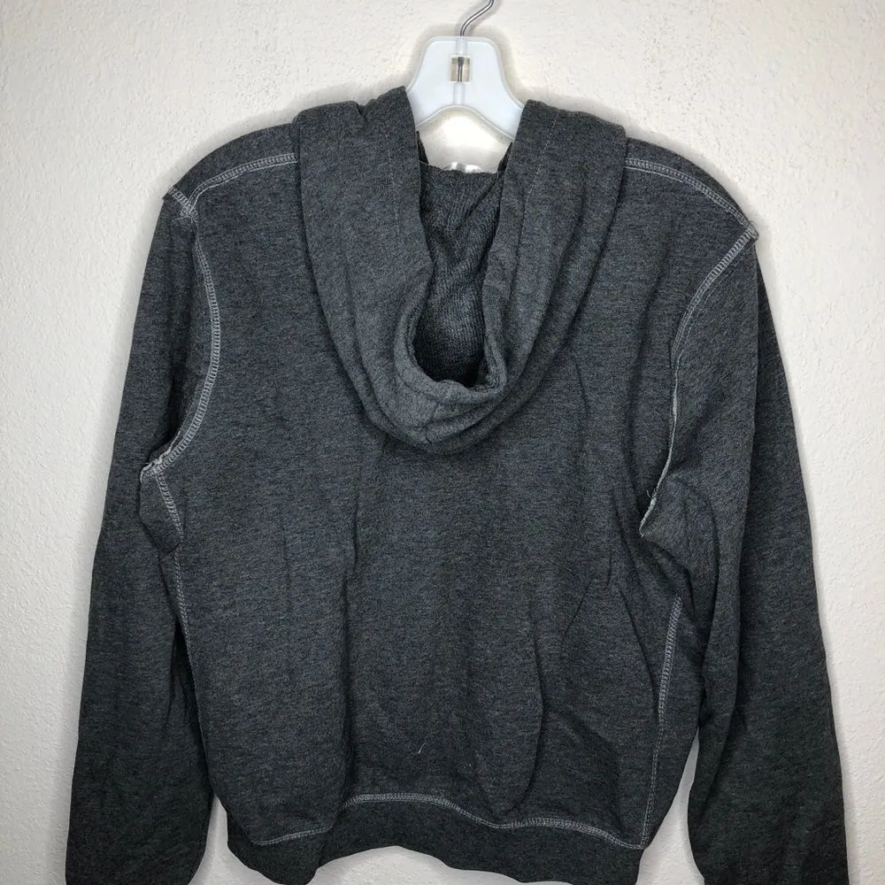 Jostens Senior Zip‎ Hoodie Gray Size L - Image 3