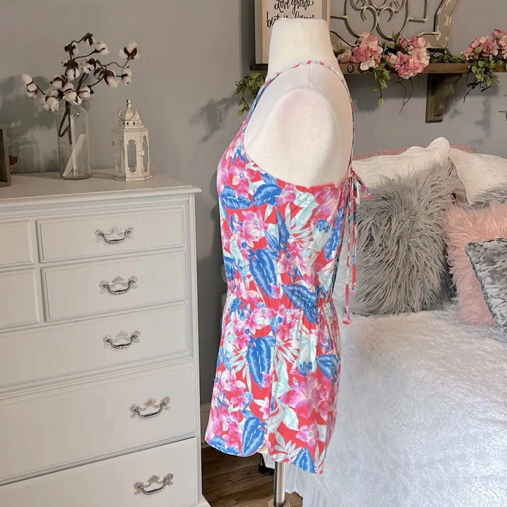 American Eagle Tropical Romper - Image 7