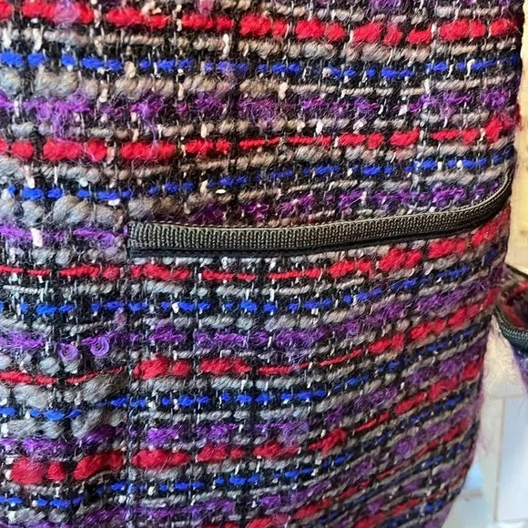 Jaeger Multicolor‎ Button Down Plaid Blazer Size  14 - Image 6