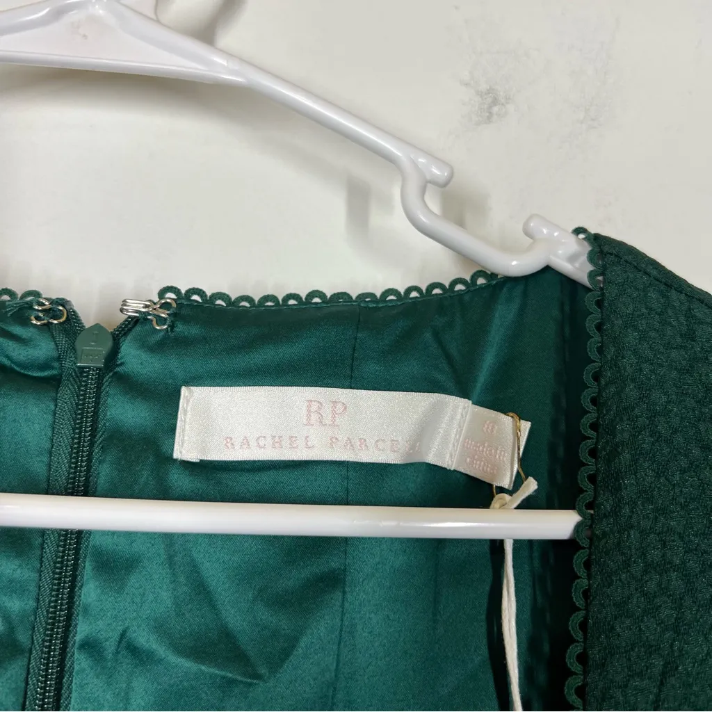 NWT Rachel Parcell V-neck Jacquard Flared Dress Size 10 - Image 12