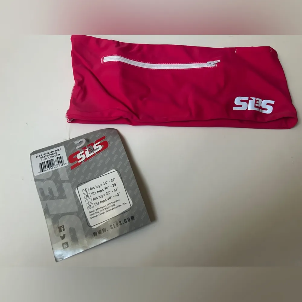 SLS3 HipZipp Running Belt Waist Bag Waist pack Pink - Image 4