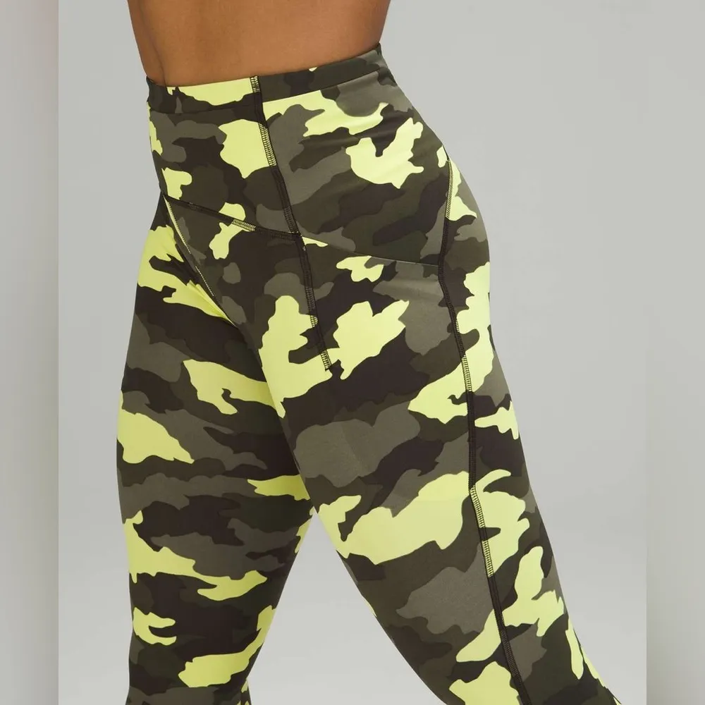 Lululemon Swift Speed High-Rise Crop 21" Heritage 365 Camo Crispin Green Multi - Image 2
