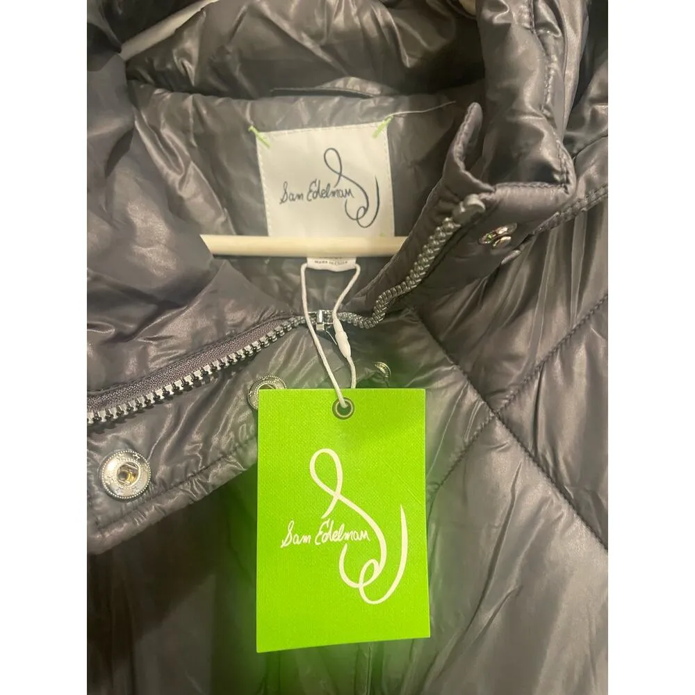 Sam Edelman  Hooded Black Puffer Jacket, A42 - Image 2