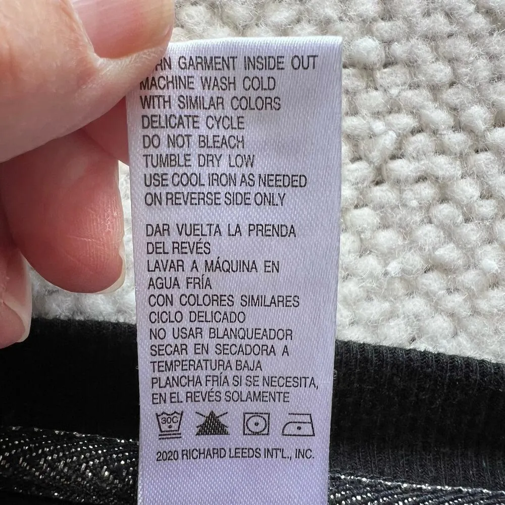 Disney The Nightmare Before Christmas Women's Henley Velour Top 3X Sleepwear - Image 7