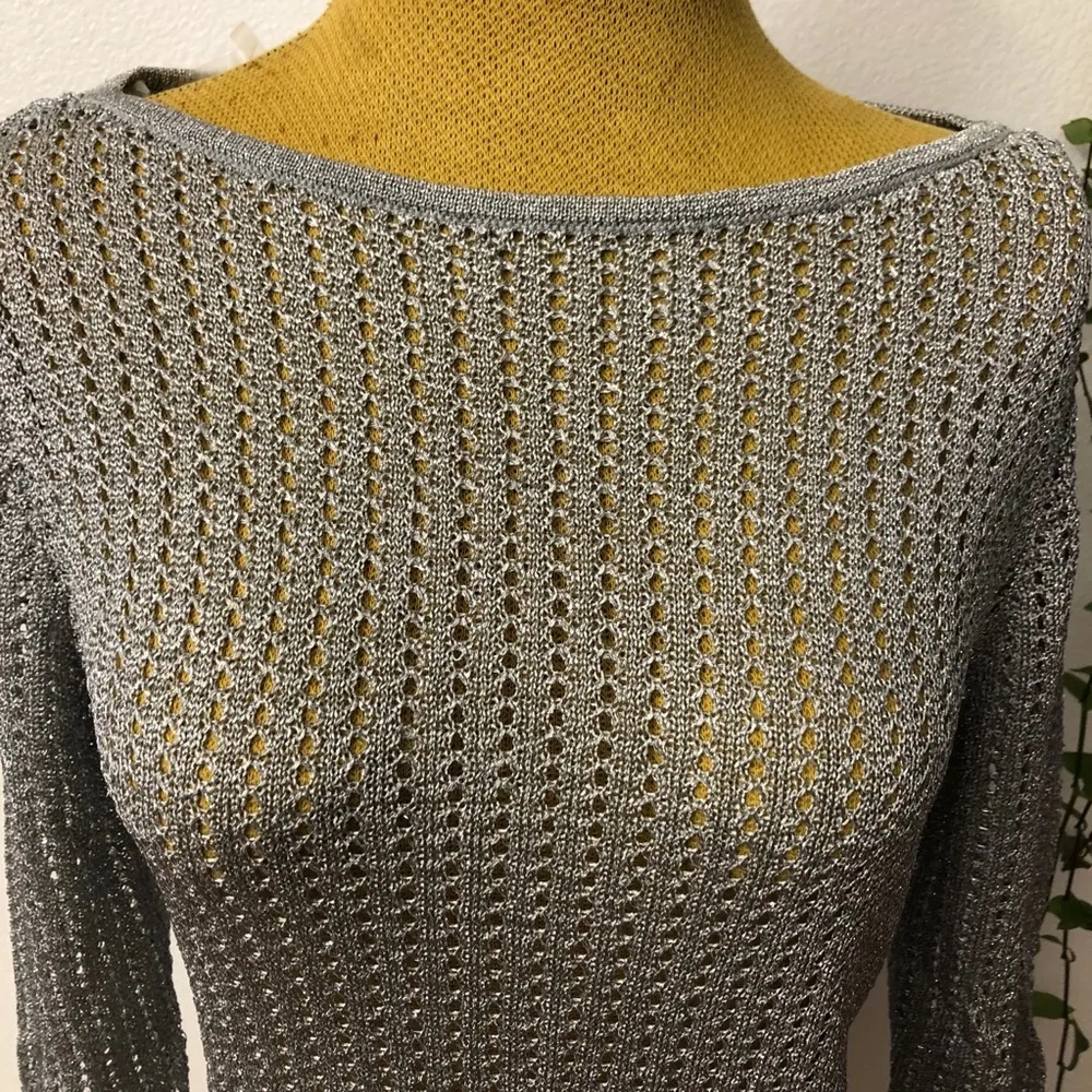 Jones New York Women's Shirt size S,  grey - Image 2