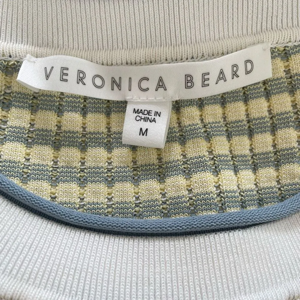 NWOT $350 Yellow Siena Long-Sleeve Crew Neck Knit Pullover Top M - Image 8