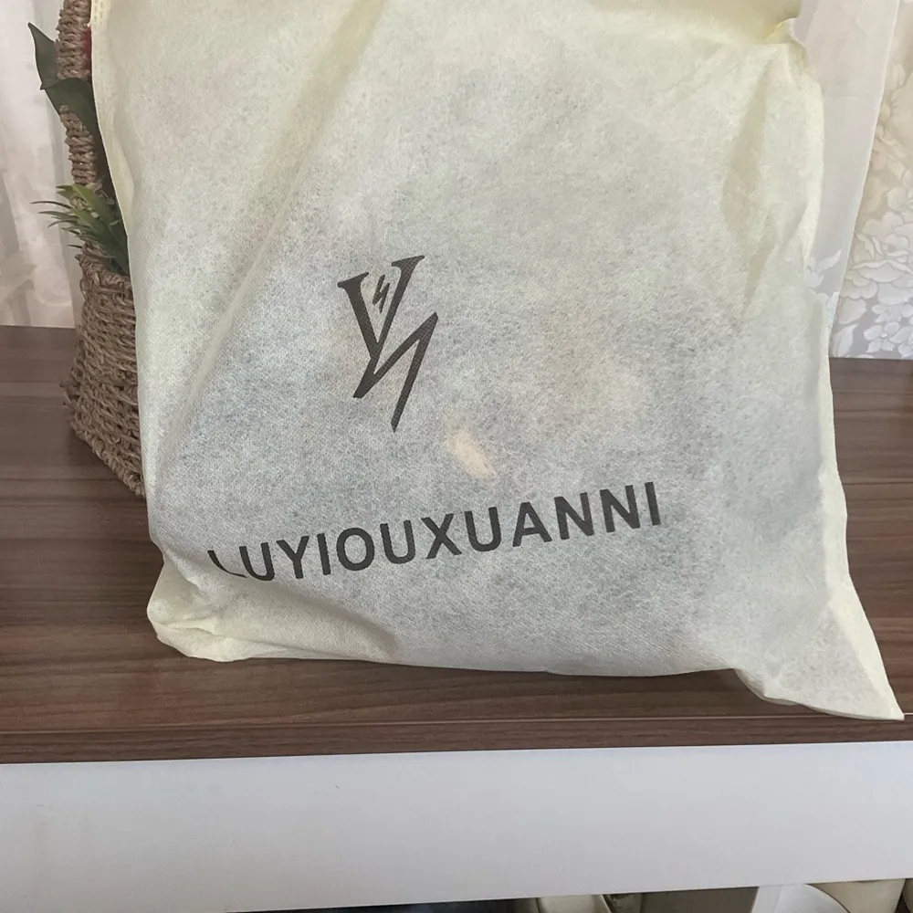 Monogram Brown Crossbody/Handbag with Crossbody Strap & Twilly. 9.44”X 6.69” - Image 7