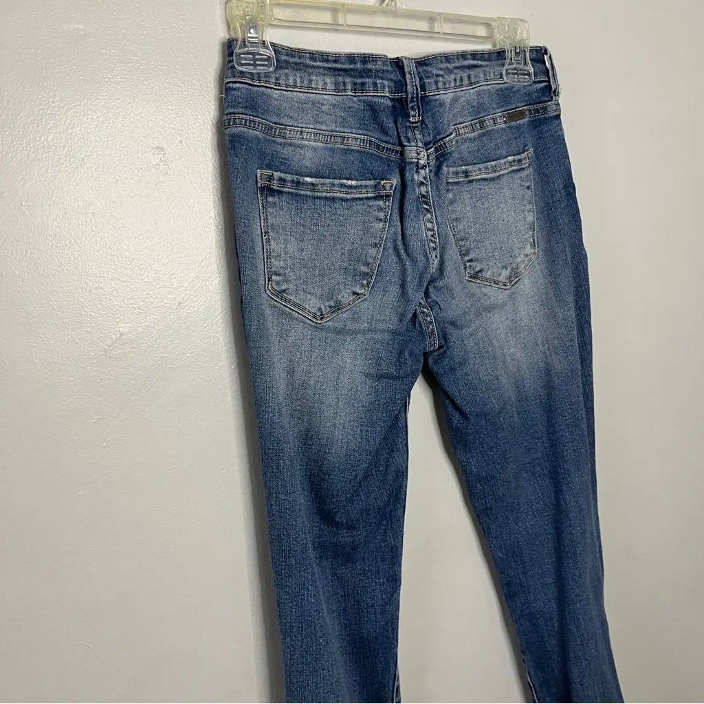 KanCan Women's Blue Straight Leg Jeans Size 26 - Image 5