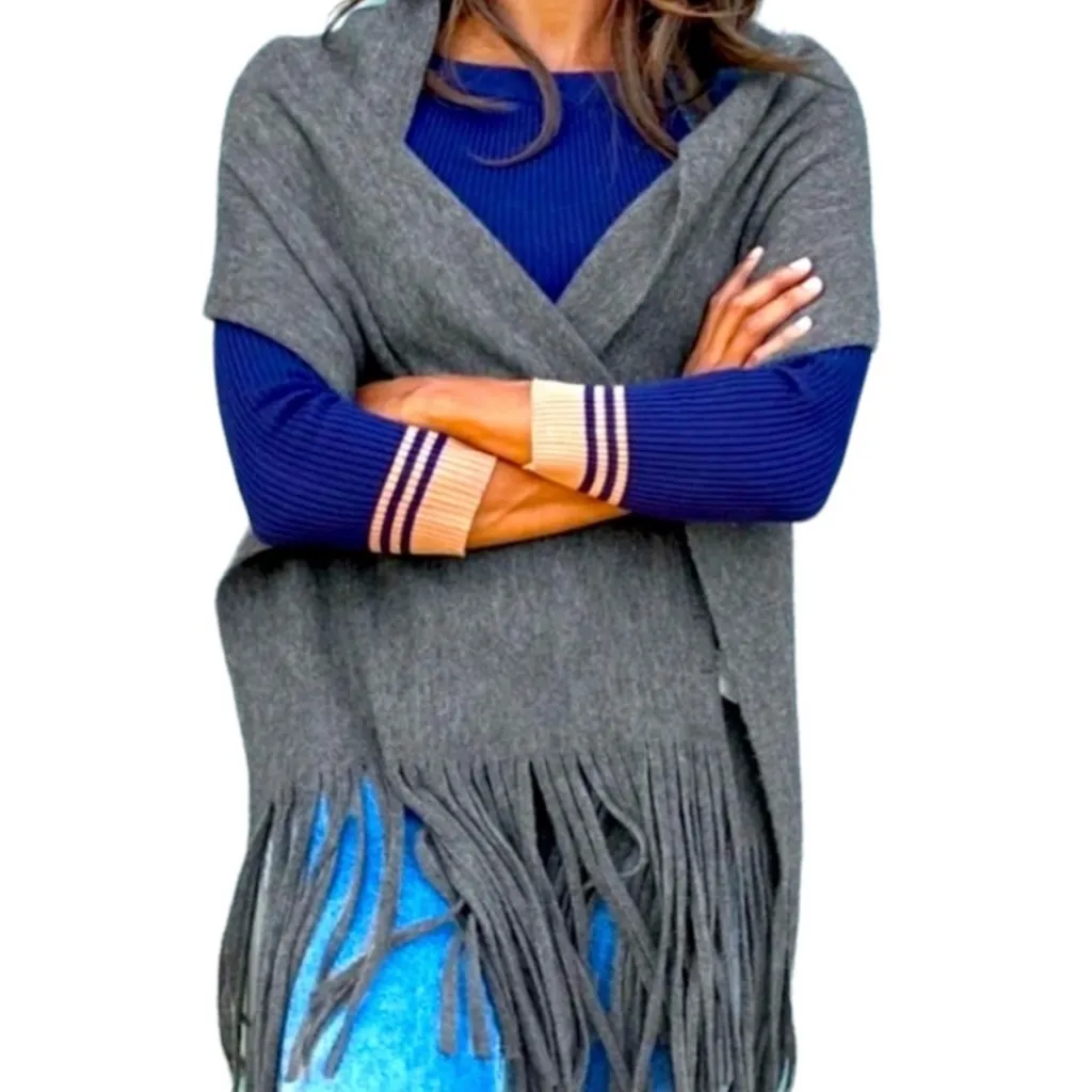 Dark Gray Lucky Brand scarf NWT - Image 3