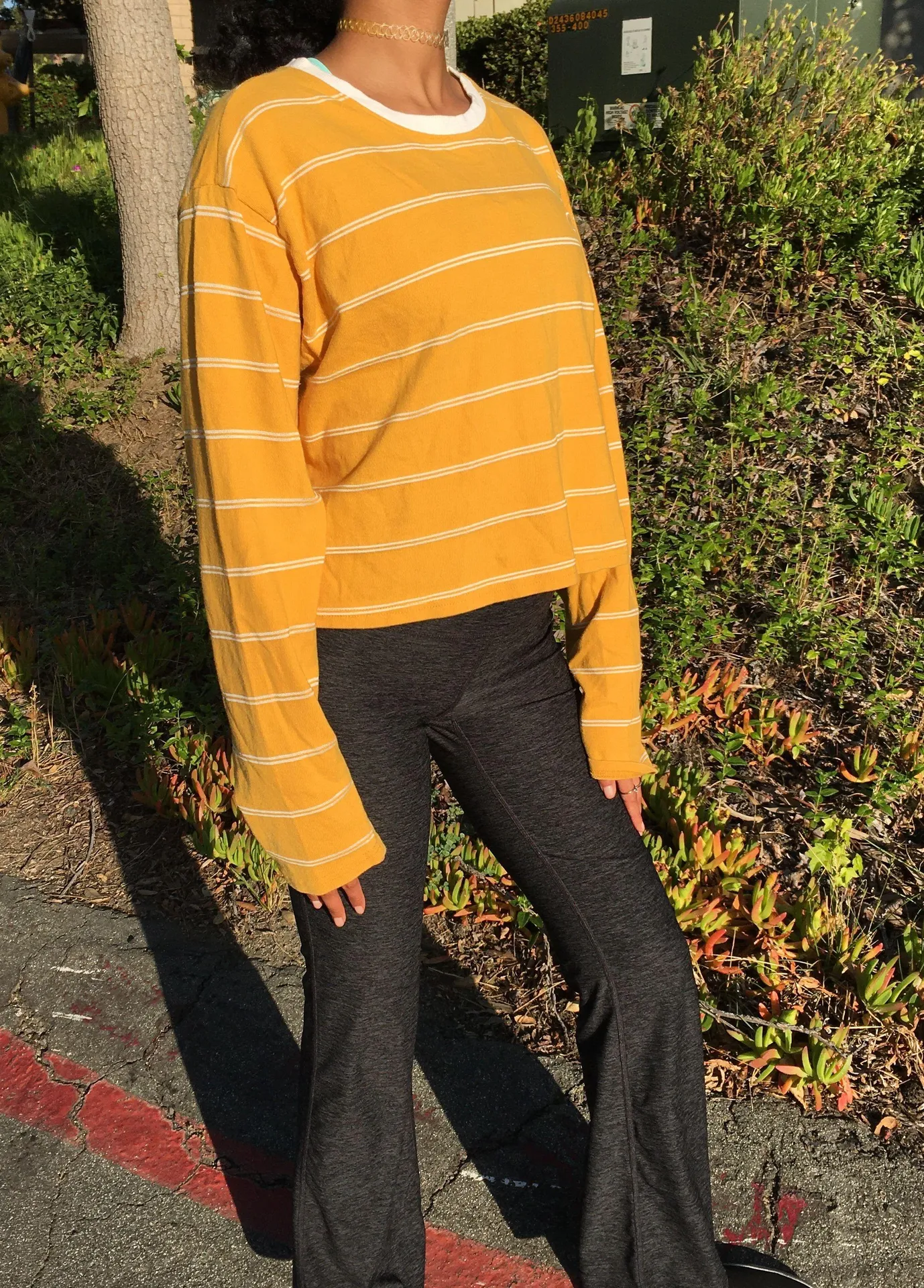 Striped Crop Top - Image 3