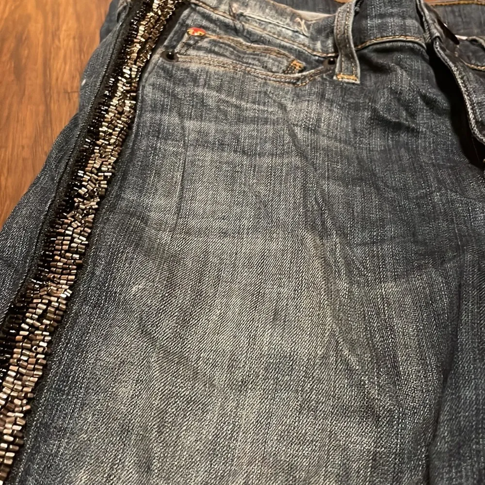 Hudson Luna Embellished Crop Jeans - Image 4