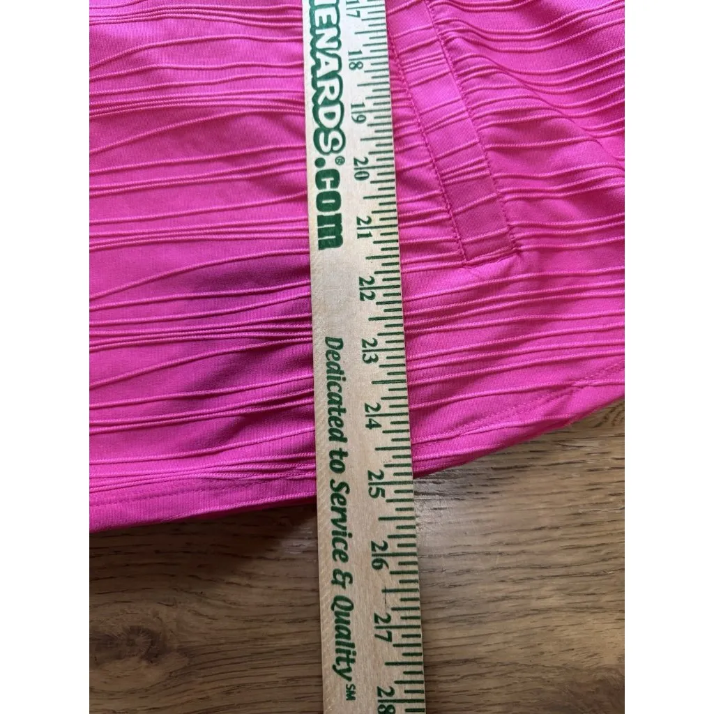 Tommy Bahama Sweater Women Size Large Long Sleeve Mock Golf Tennis Shirt Stretch - Image 4